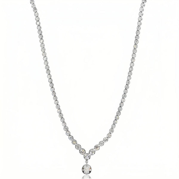 Eterna Mono Tennis Diamond Necklace