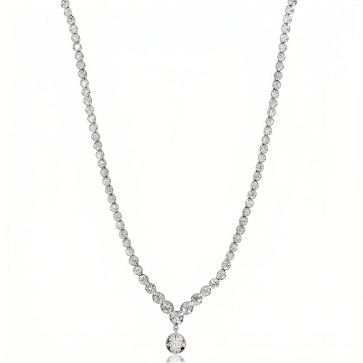 Eterna Mono Tennis Diamond Necklace