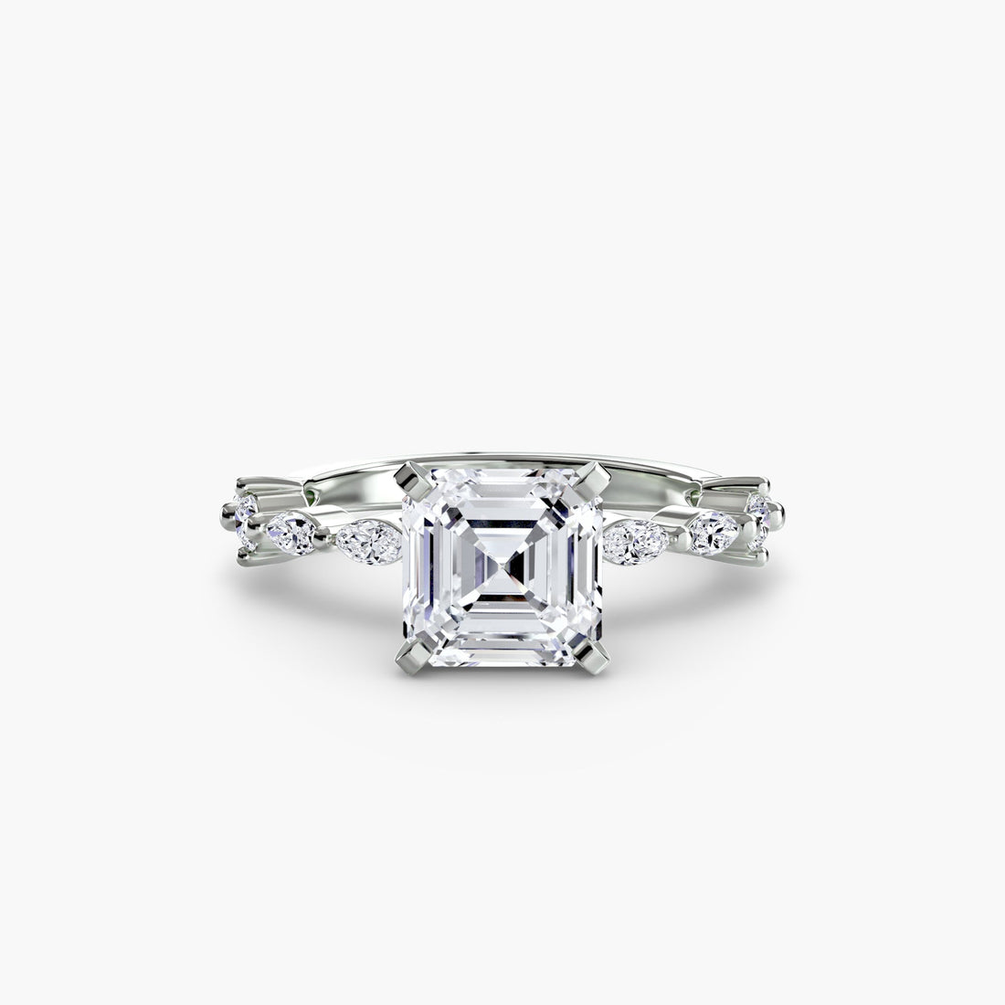 Solitaire with Eternity Pavé ALZA