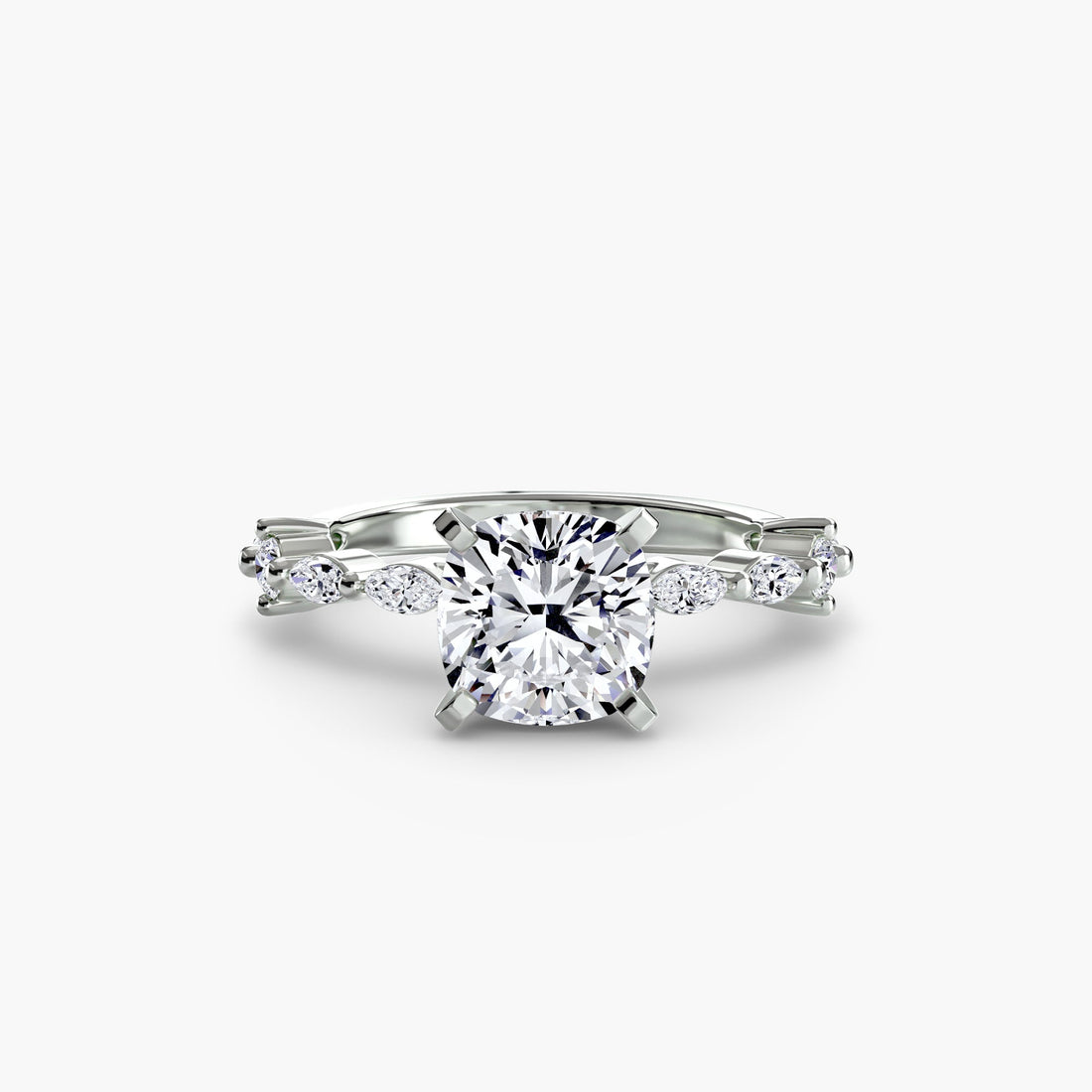 Solitaire with Eternity Pavé ALZA