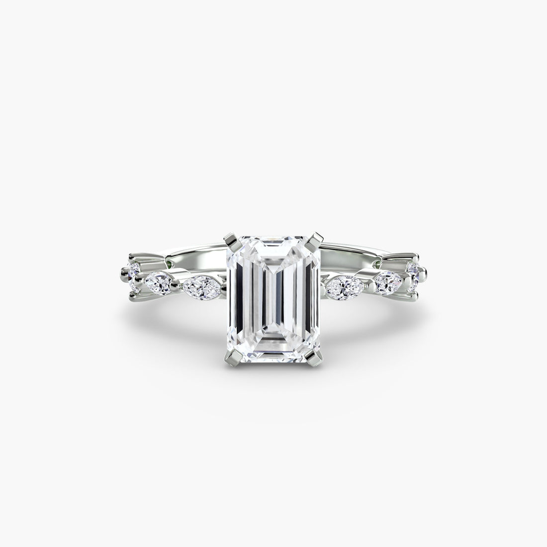 Solitaire with Eternity Pavé ALZA