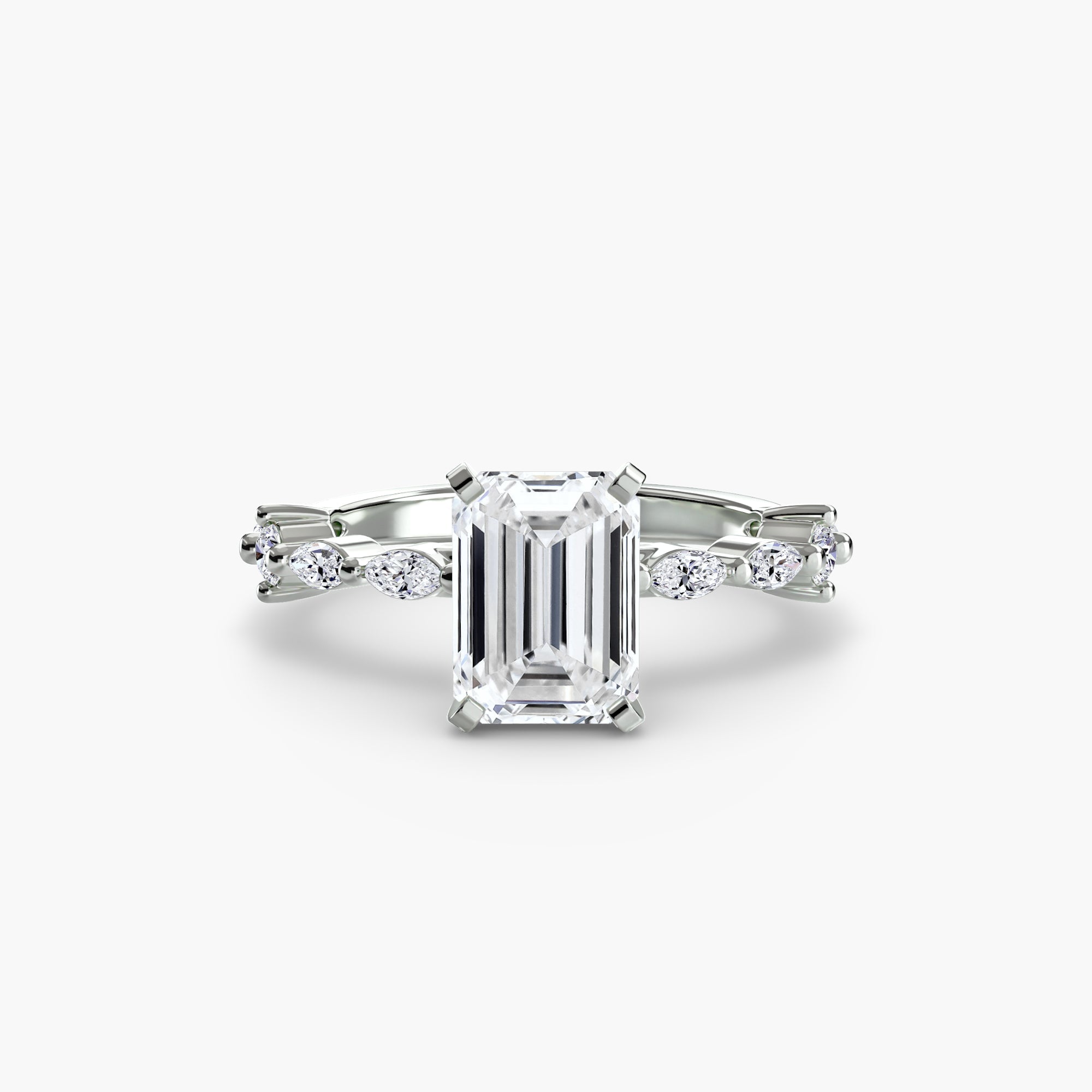 Solitaire with Eternity Pavé ALZA