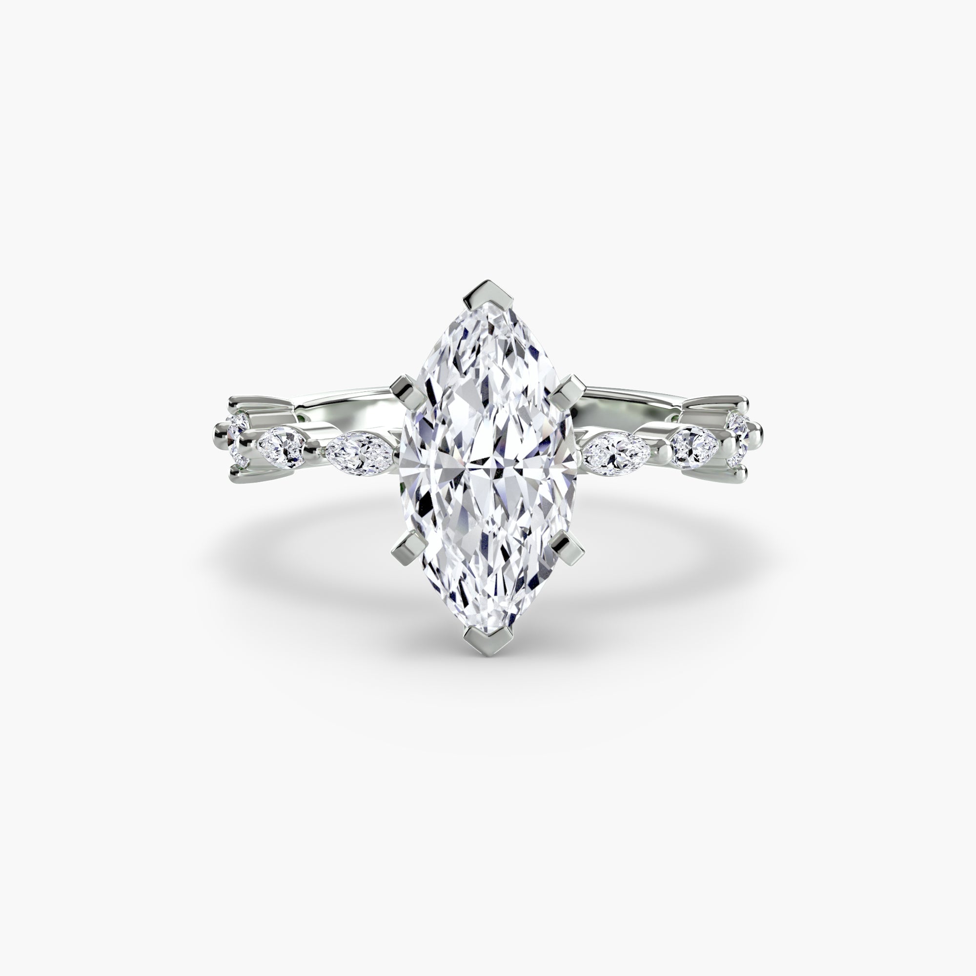 Solitaire with Eternity Pavé ALZA