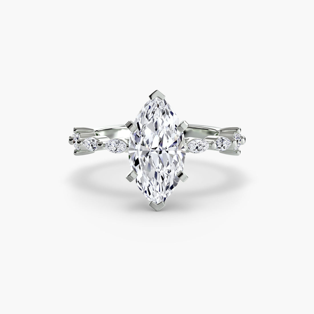 Solitaire with Eternity Pavé ALZA