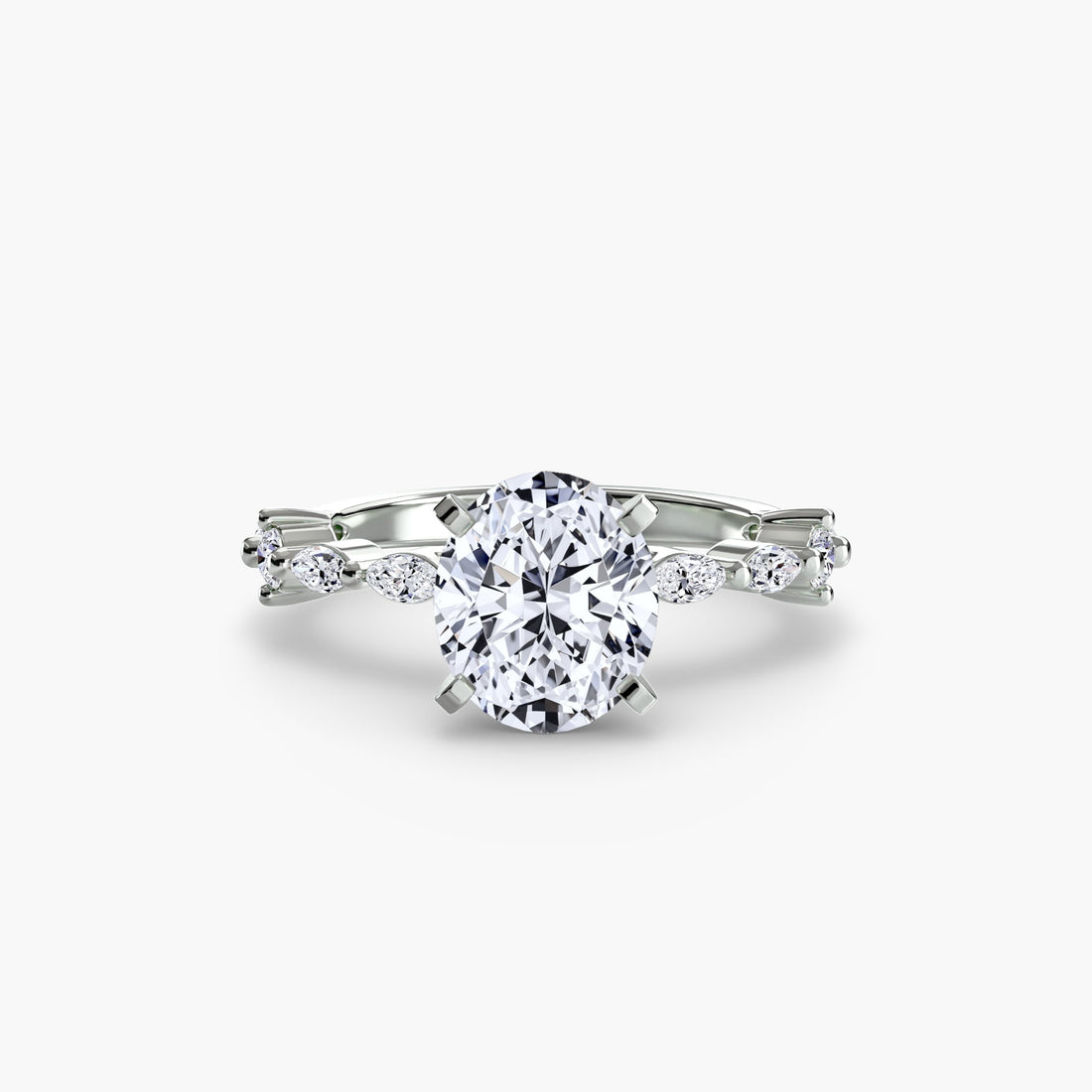 Solitaire with Eternity Pavé ALZA