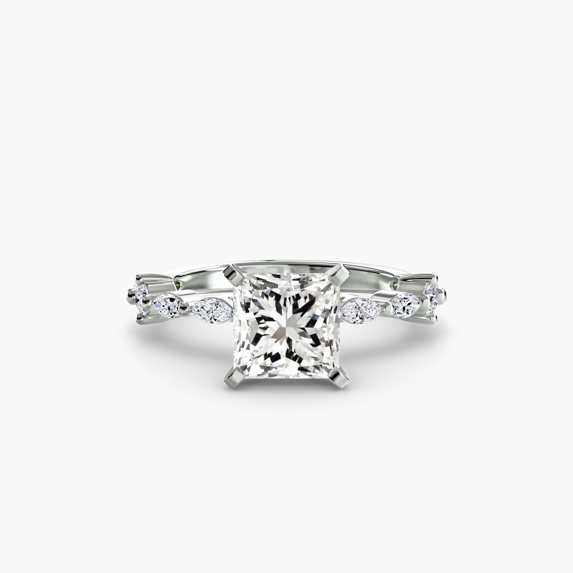 Solitaire with Eternity Pavé ALZA