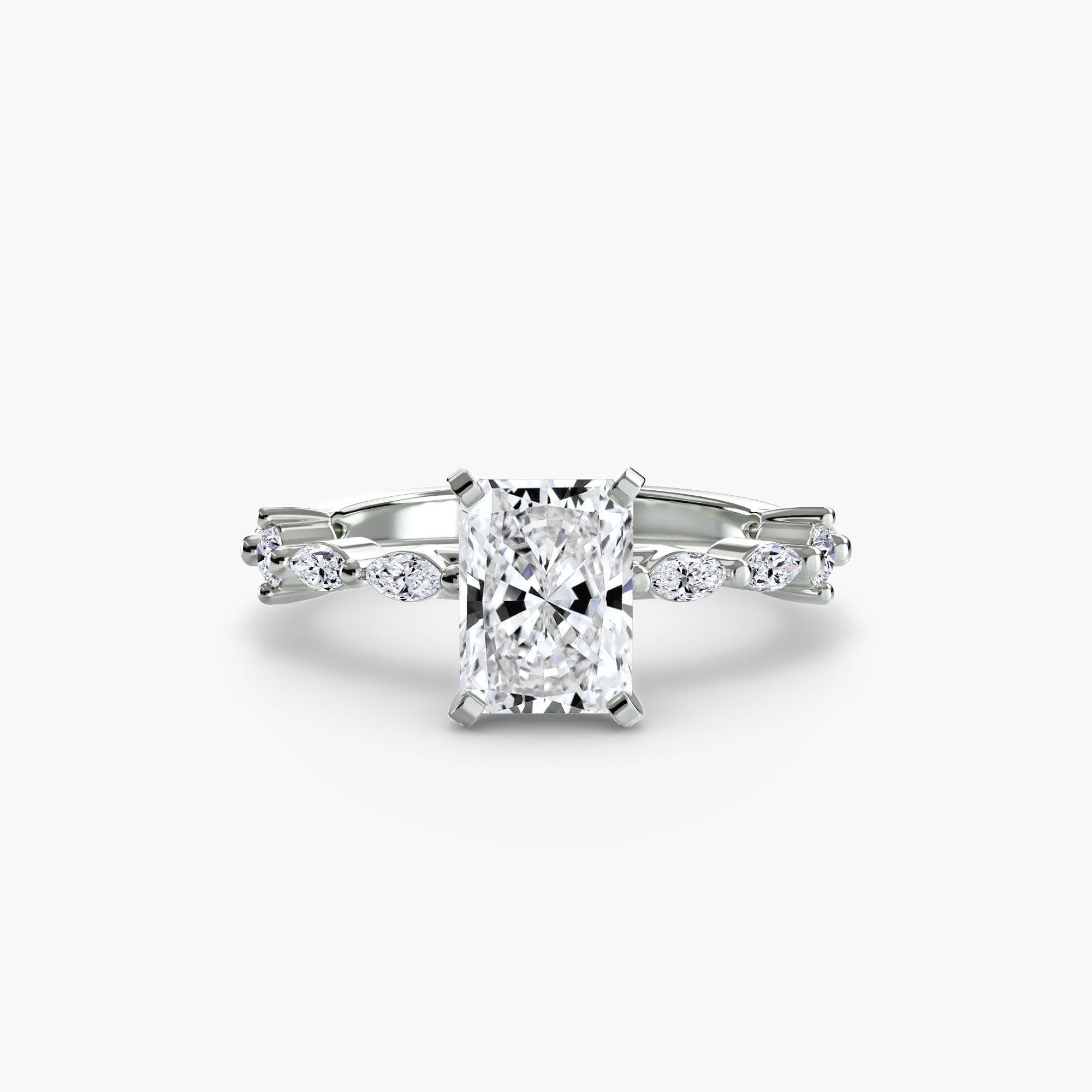 Solitaire with Eternity Pavé ALZA