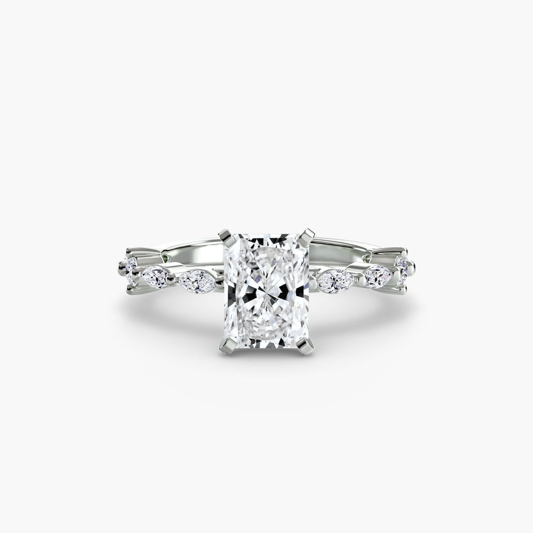 Solitaire with Eternity Pavé ALZA