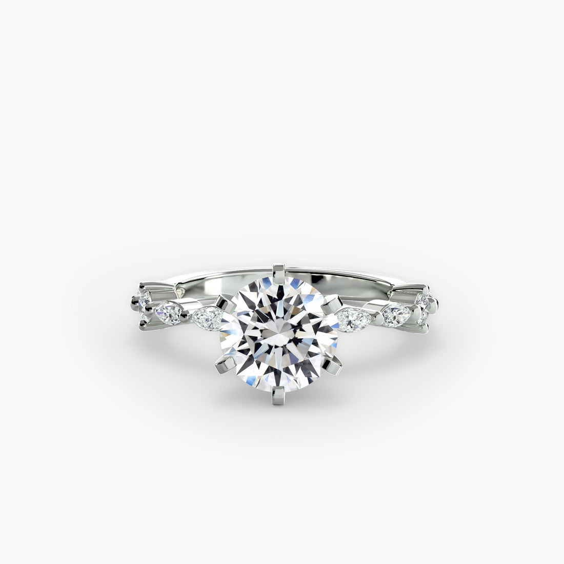 Solitaire with Eternity Pavé ALZA