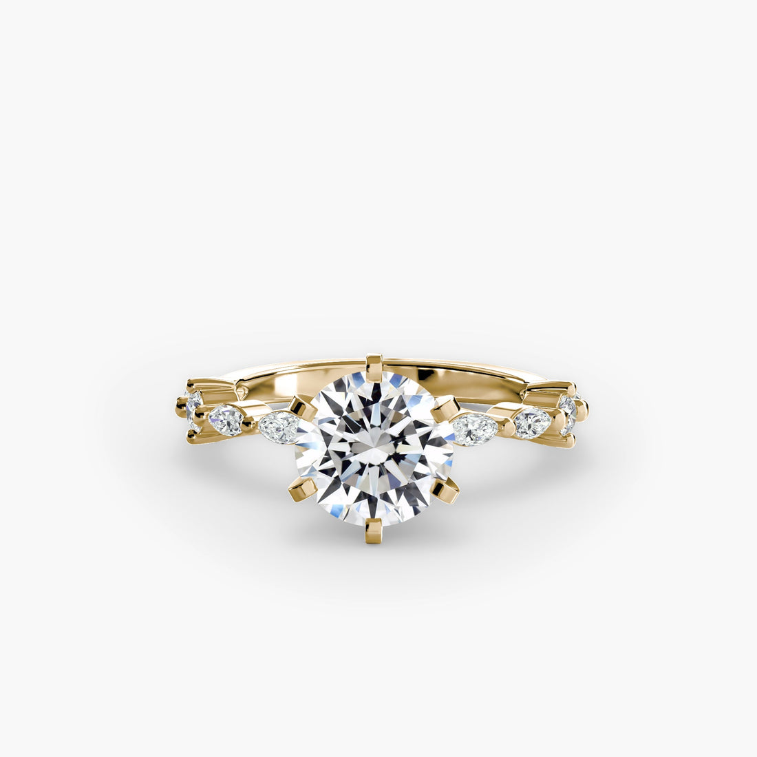 Solitaire with Eternity Pavé ALZA