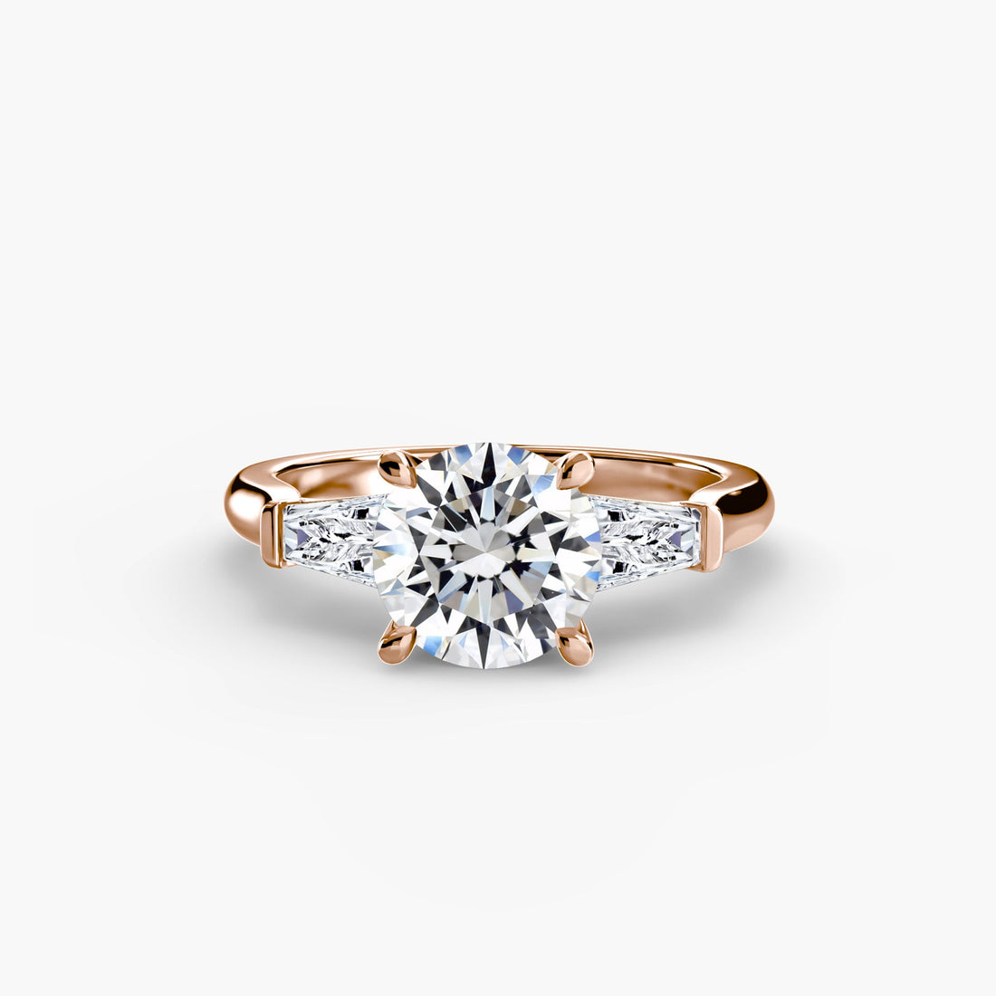 Three-Stone Ring (Baguette Side Stones) ALZA