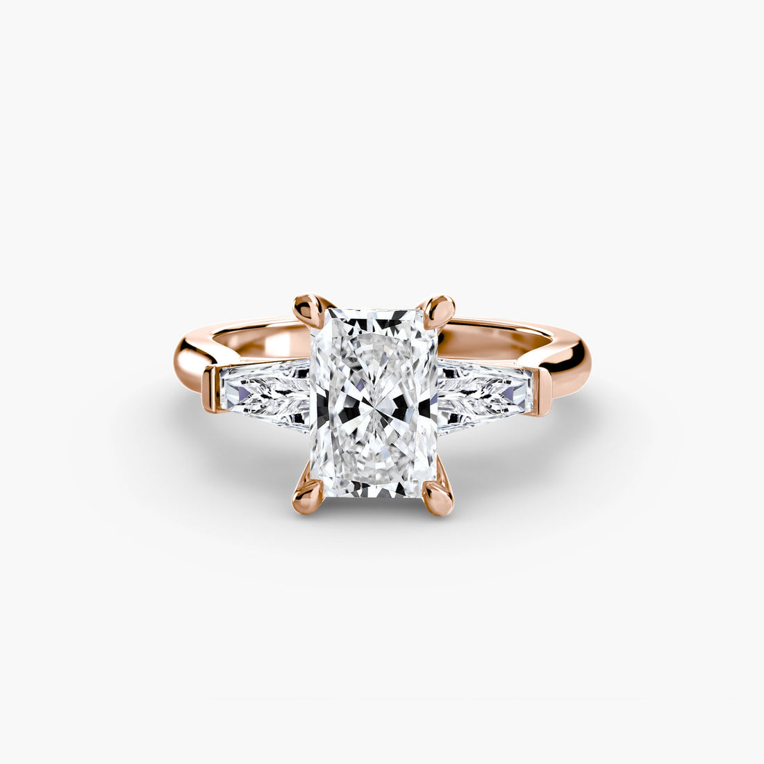 Three-Stone Ring (Baguette Side Stones) 2 ALZA