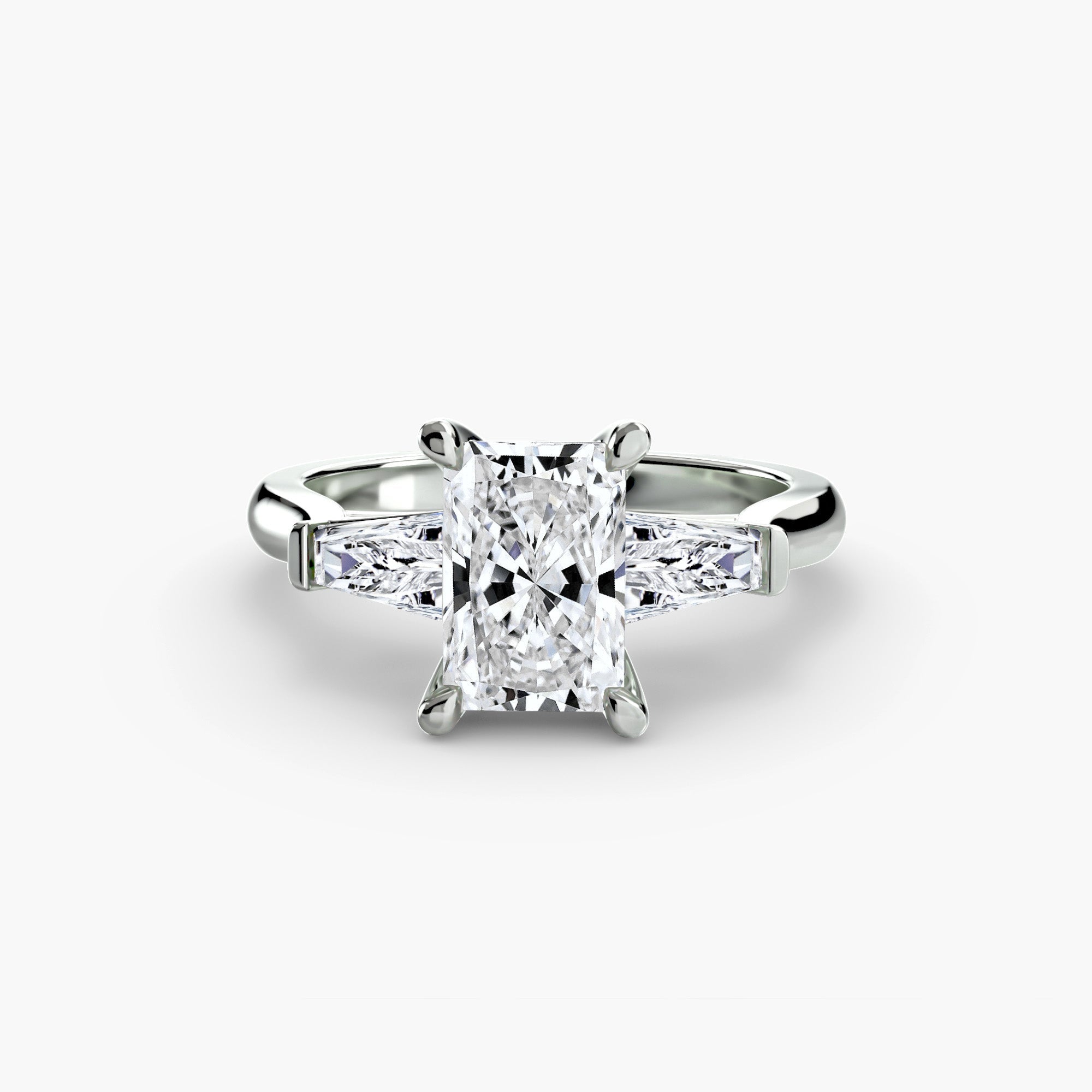 Three-Stone Ring (Baguette Side Stones) 2 ALZA