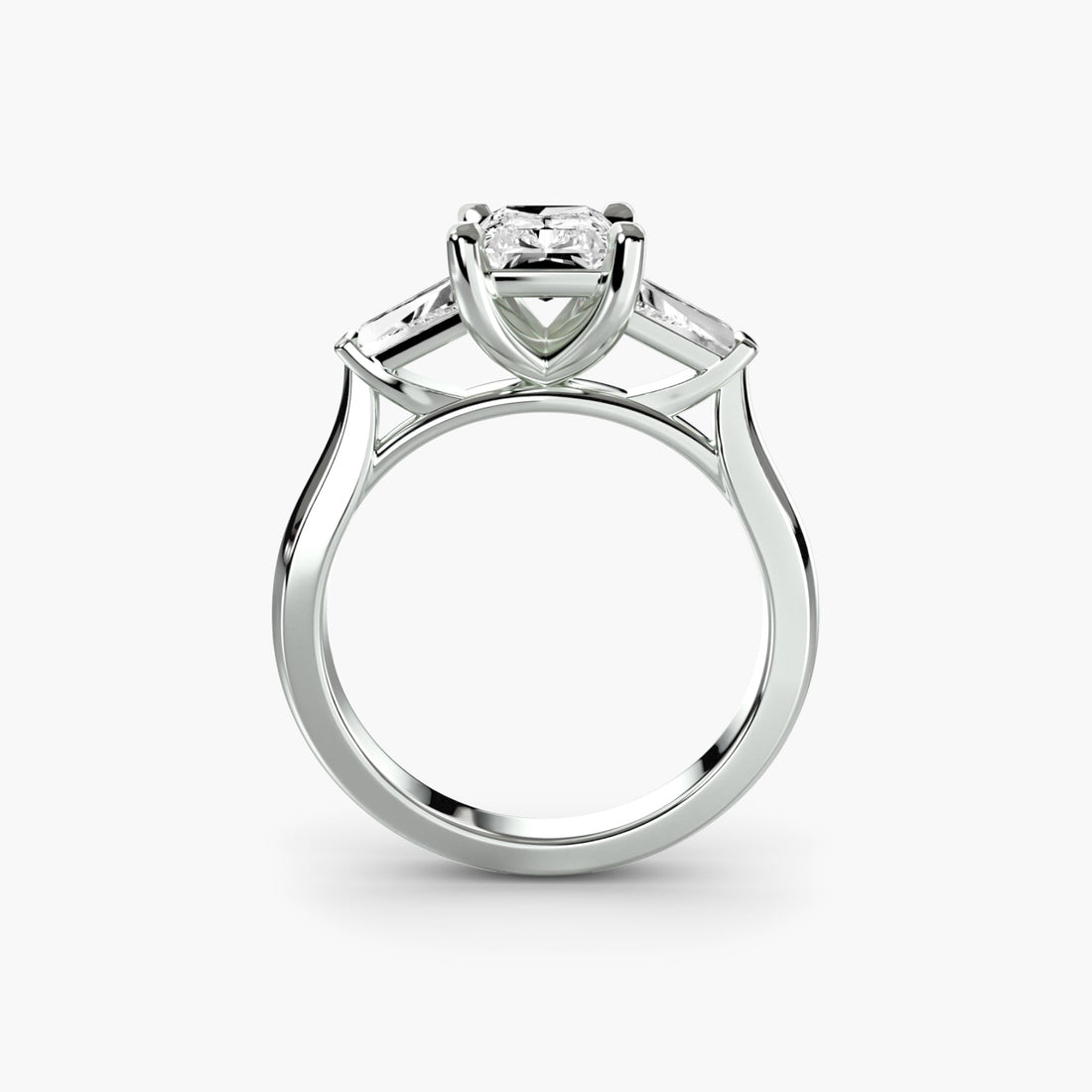 Three-Stone Ring (Baguette Side Stones) 2 ALZA