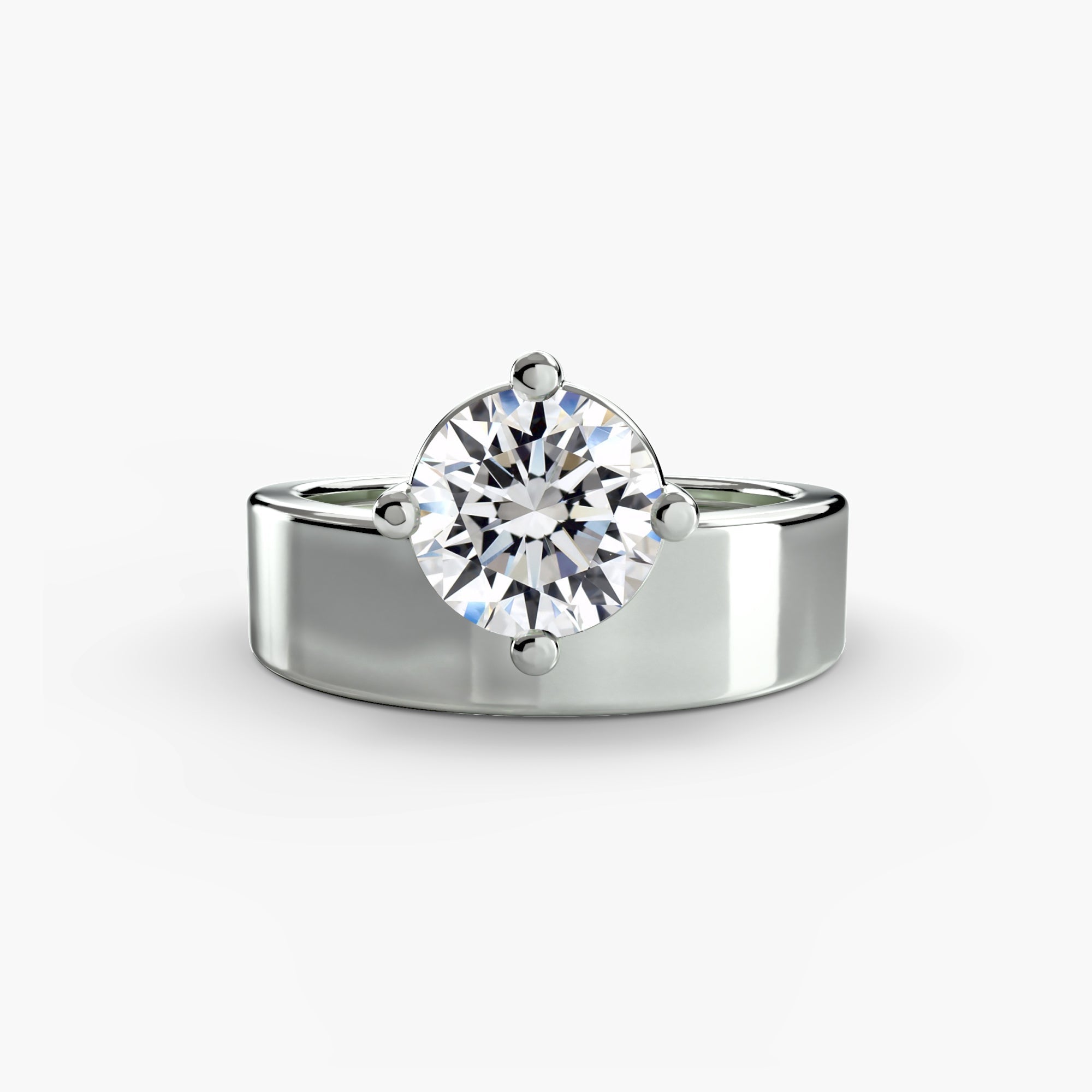 Wide Band Solitaire ALZA