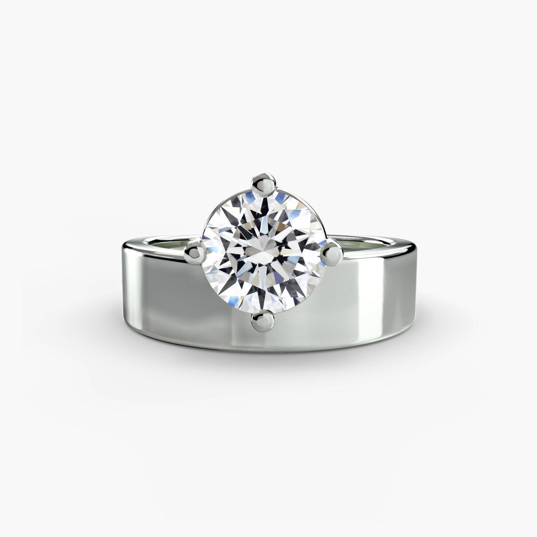 Wide Band Solitaire ALZA