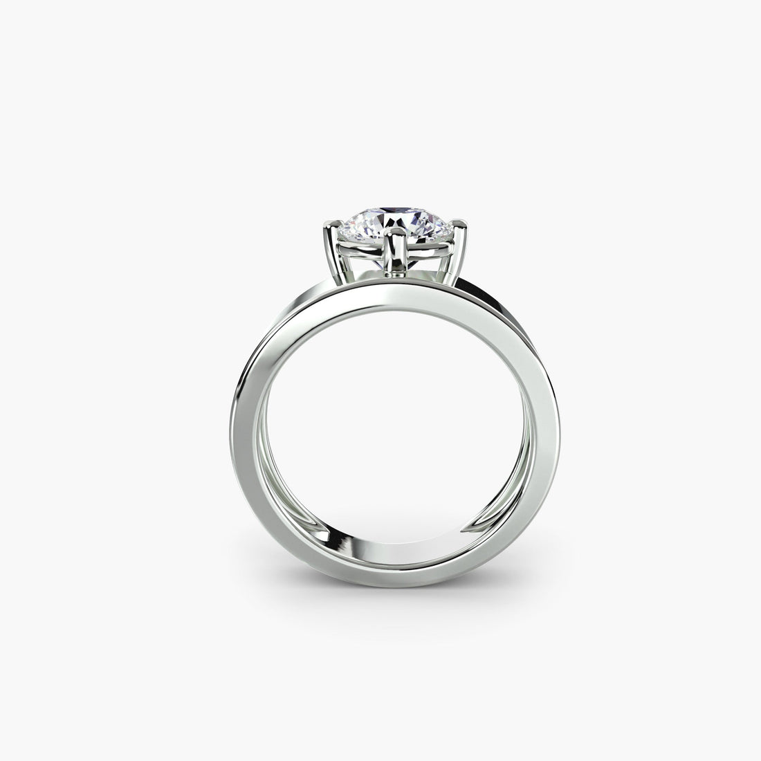 Wide Band Solitaire ALZA