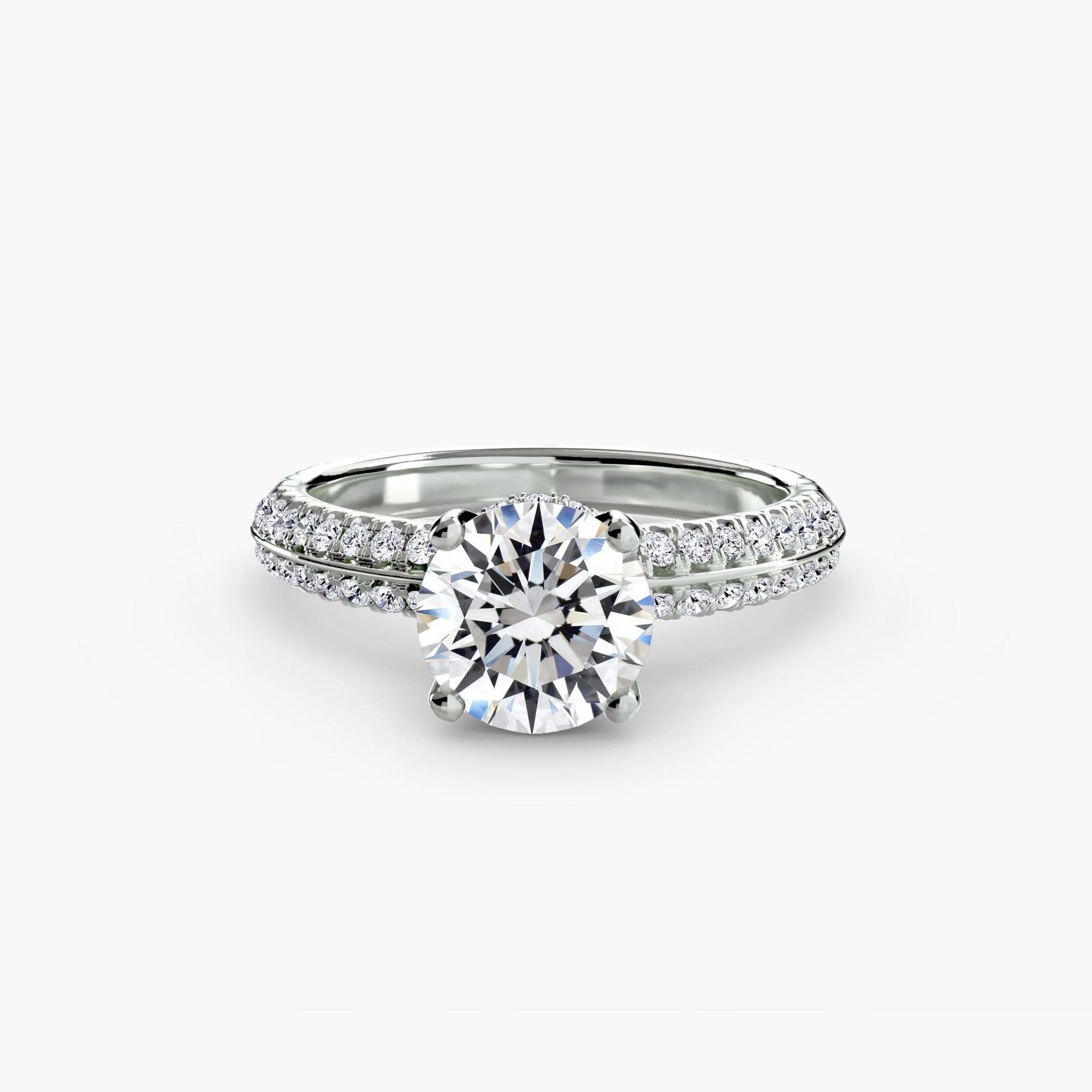 Solitaire with Pavé ALZA