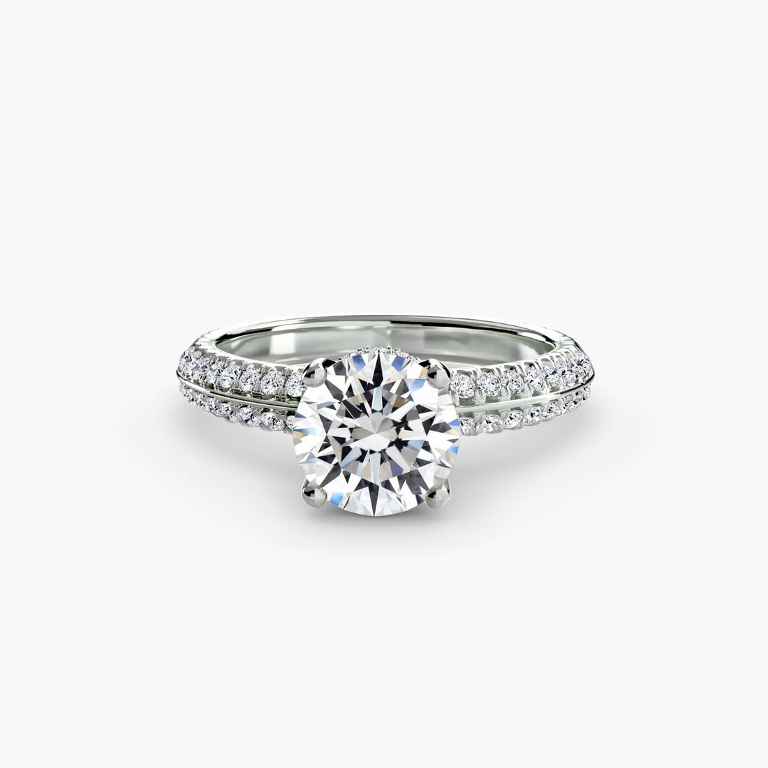 Solitaire with Pavé ALZA