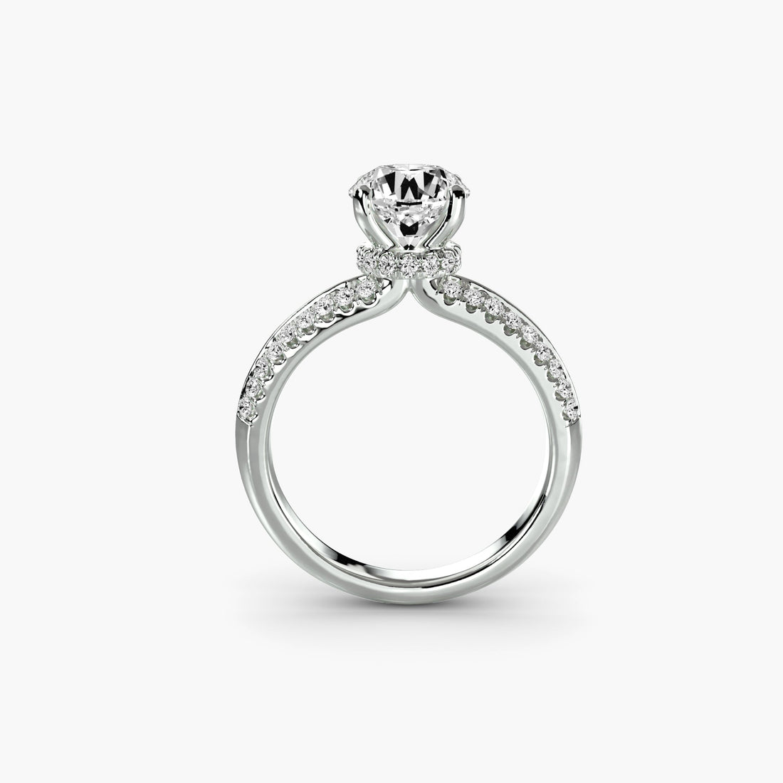 Solitaire with Pavé ALZA