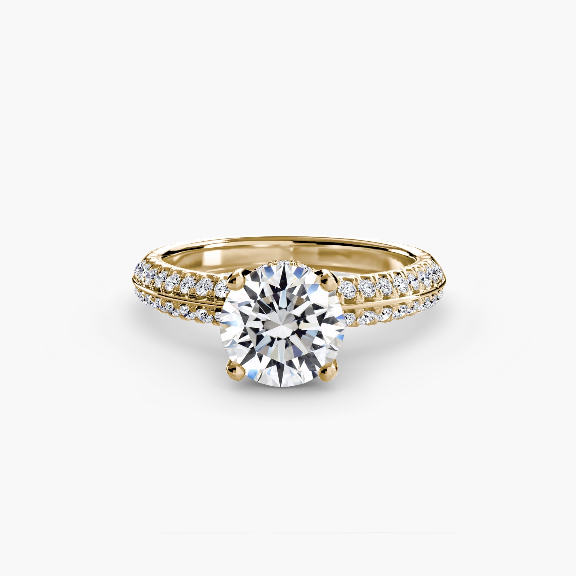 Solitaire with Pavé ALZA