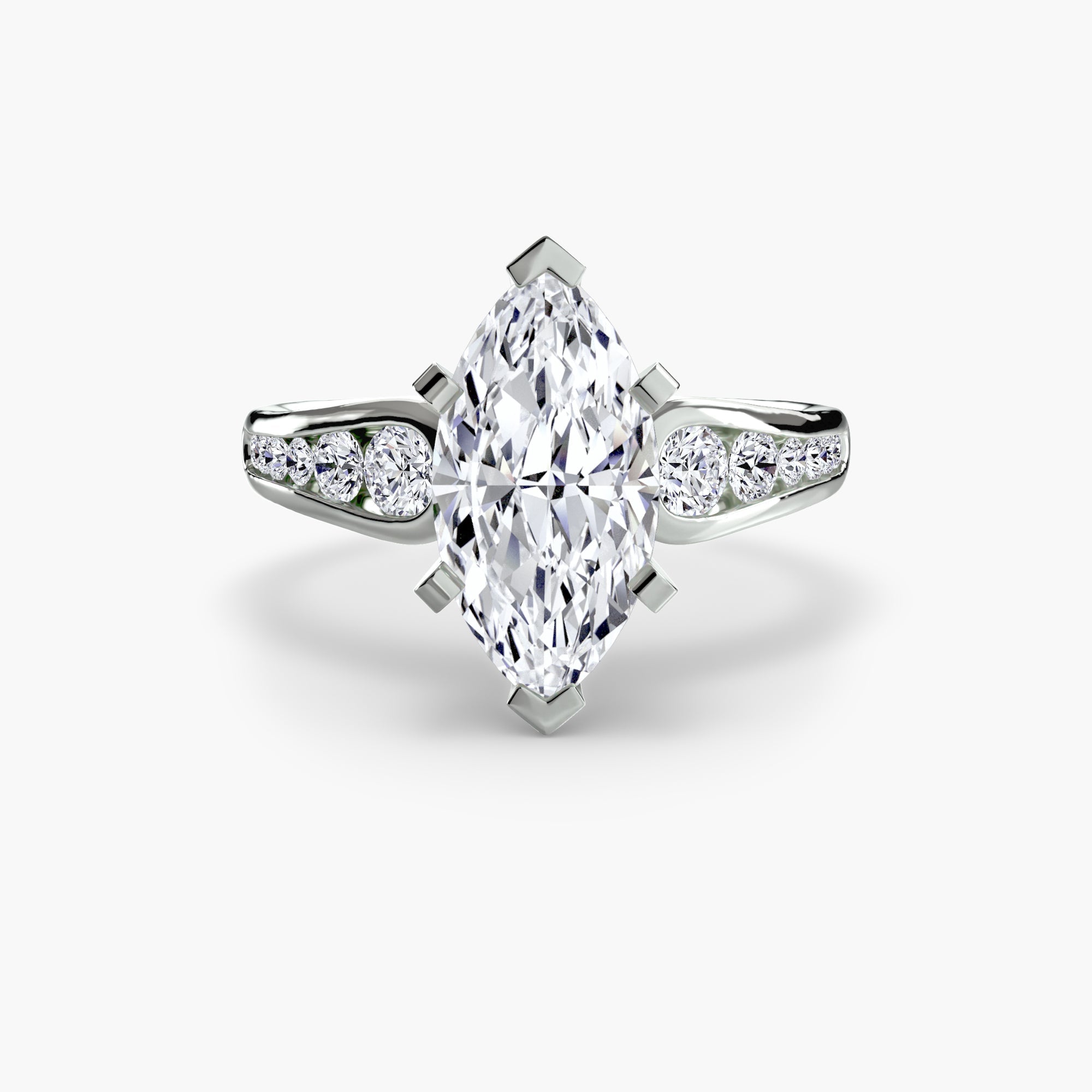 Solitaire with Pavé 2 ALZA