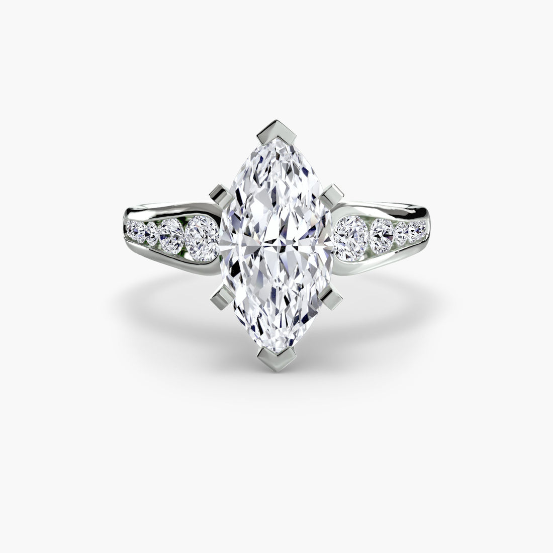 Solitaire with Pavé 2 ALZA