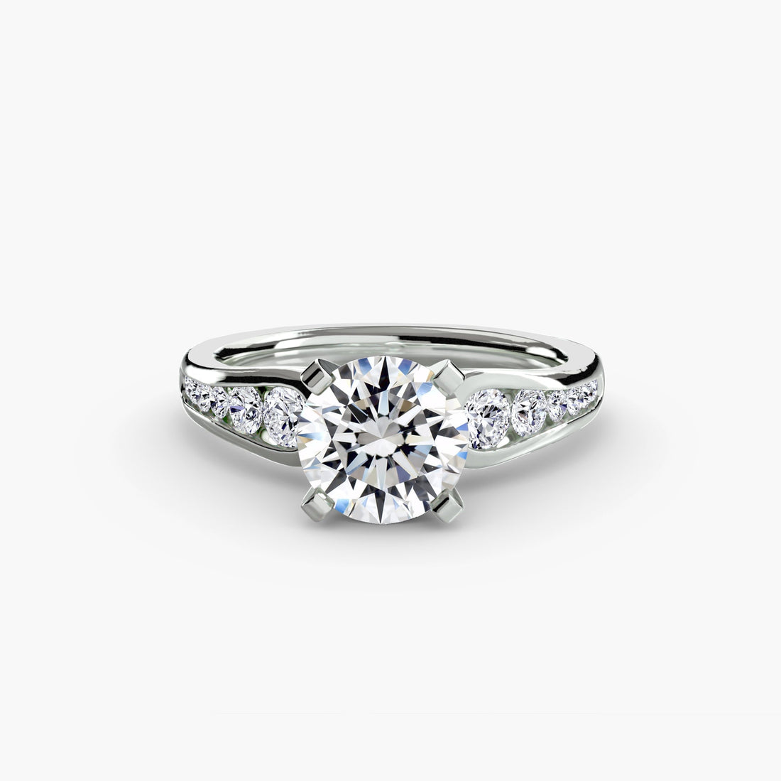 Solitaire with Pavé 2 ALZA