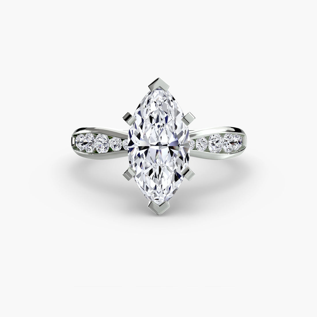 Solitaire with Pavé 3 ALZA