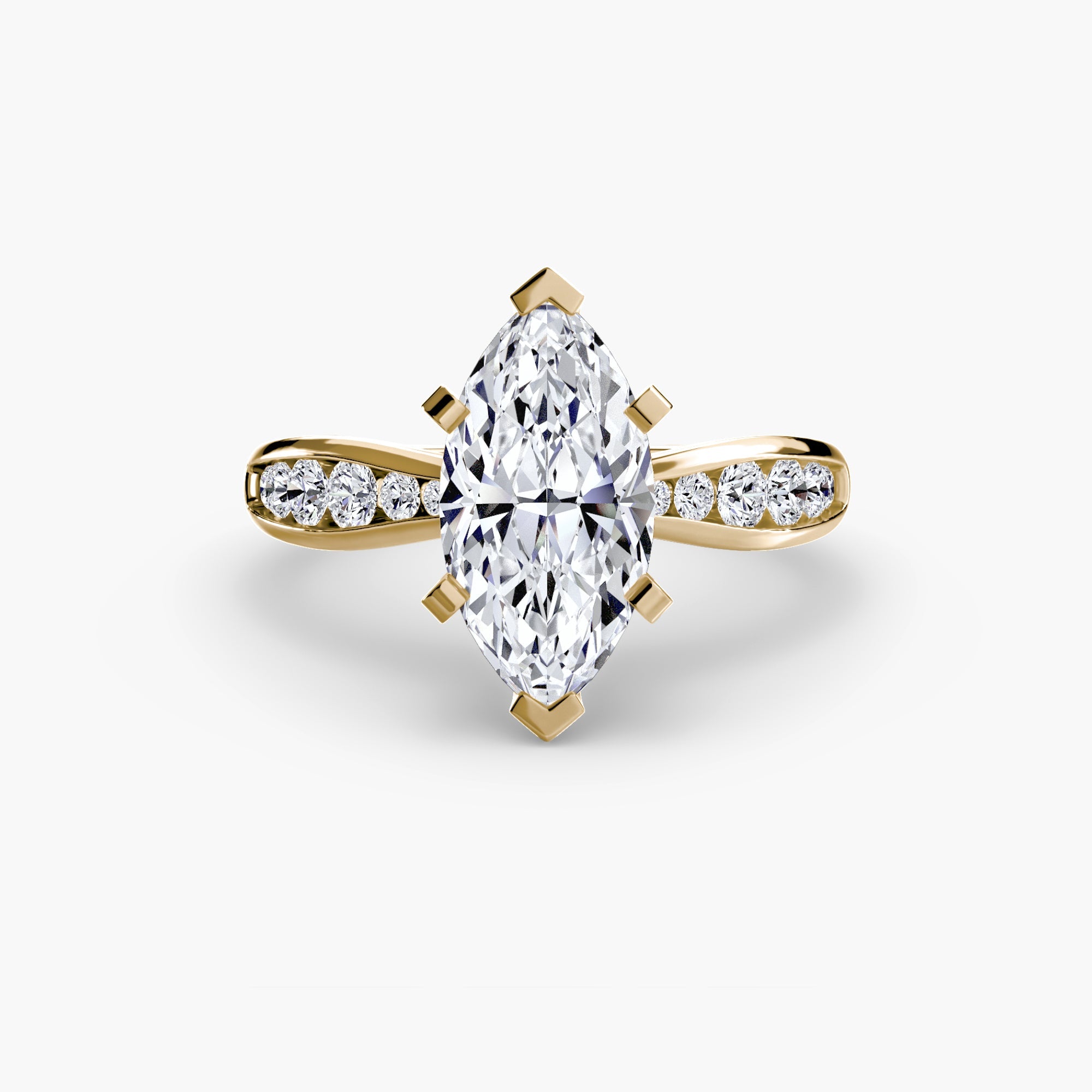 Solitaire with Pavé 3 ALZA