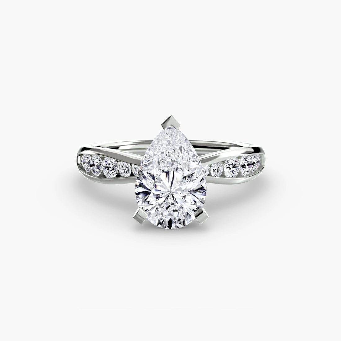 Solitaire with Pavé 3 ALZA