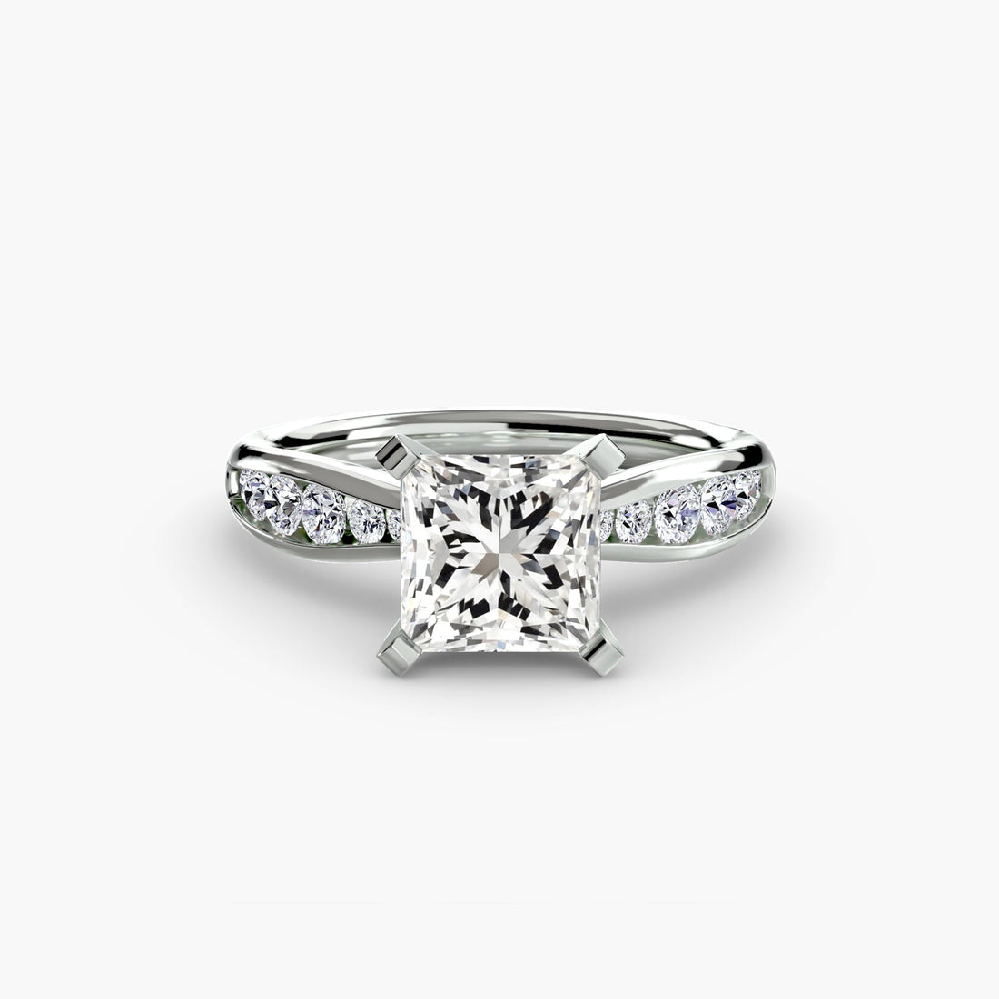 Solitaire with Pavé 3 ALZA
