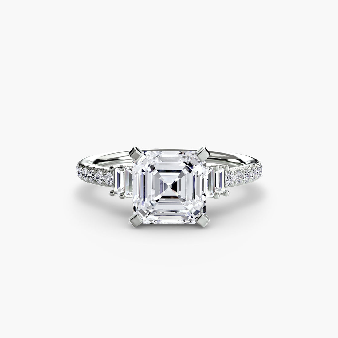 Solitaire with Pavé 4 ALZA