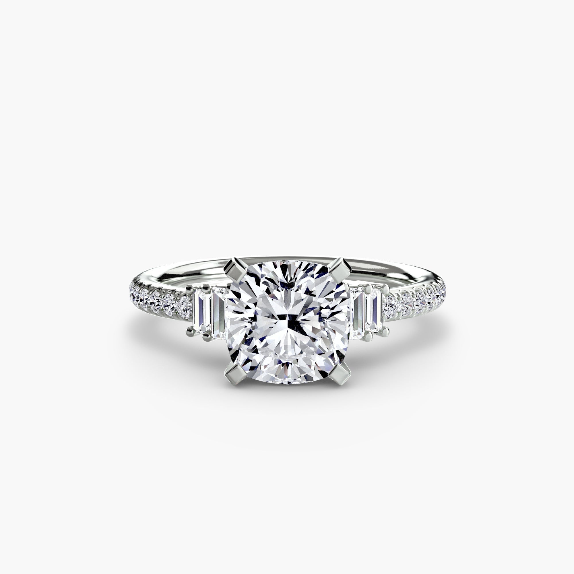Solitaire with Pavé 4 ALZA