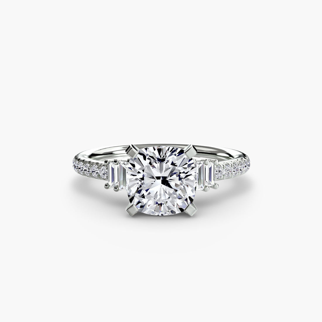 Solitaire with Pavé 4 ALZA