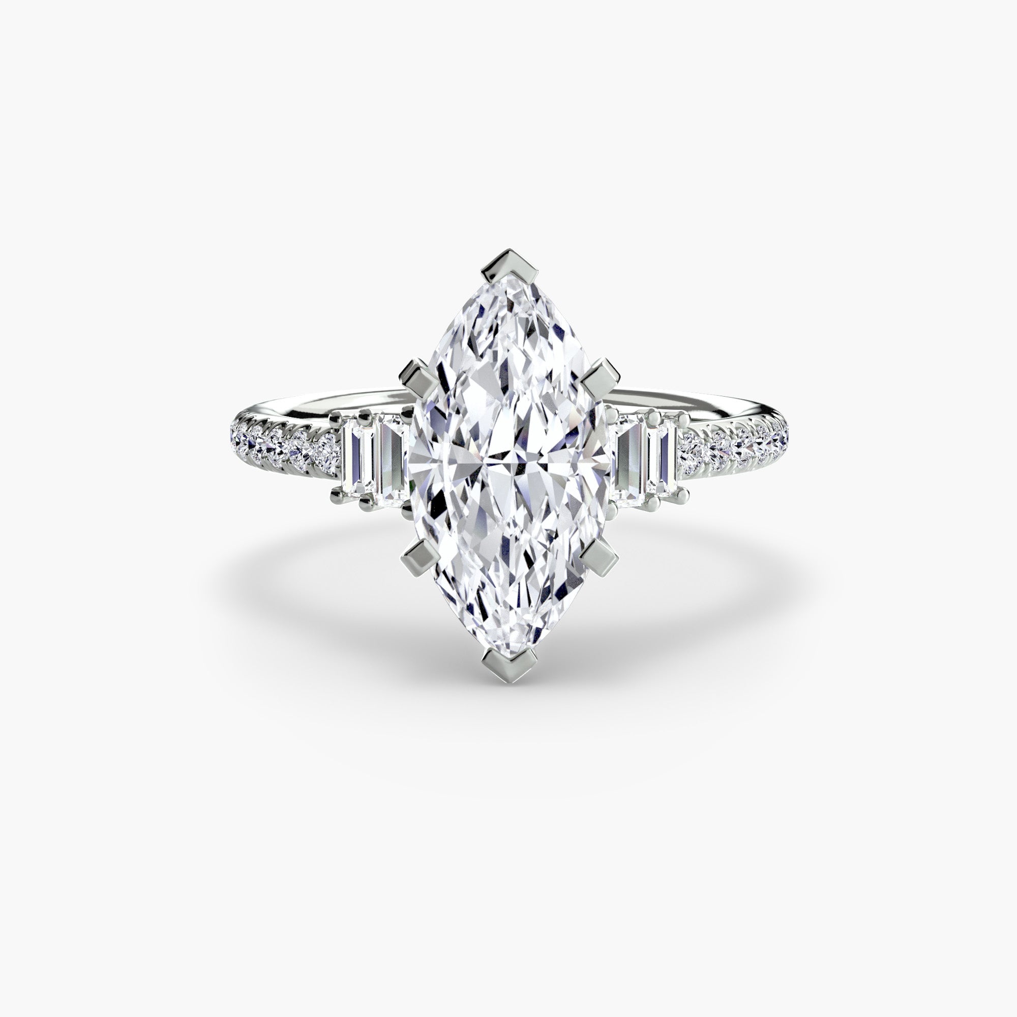 Solitaire with Pavé 4 ALZA