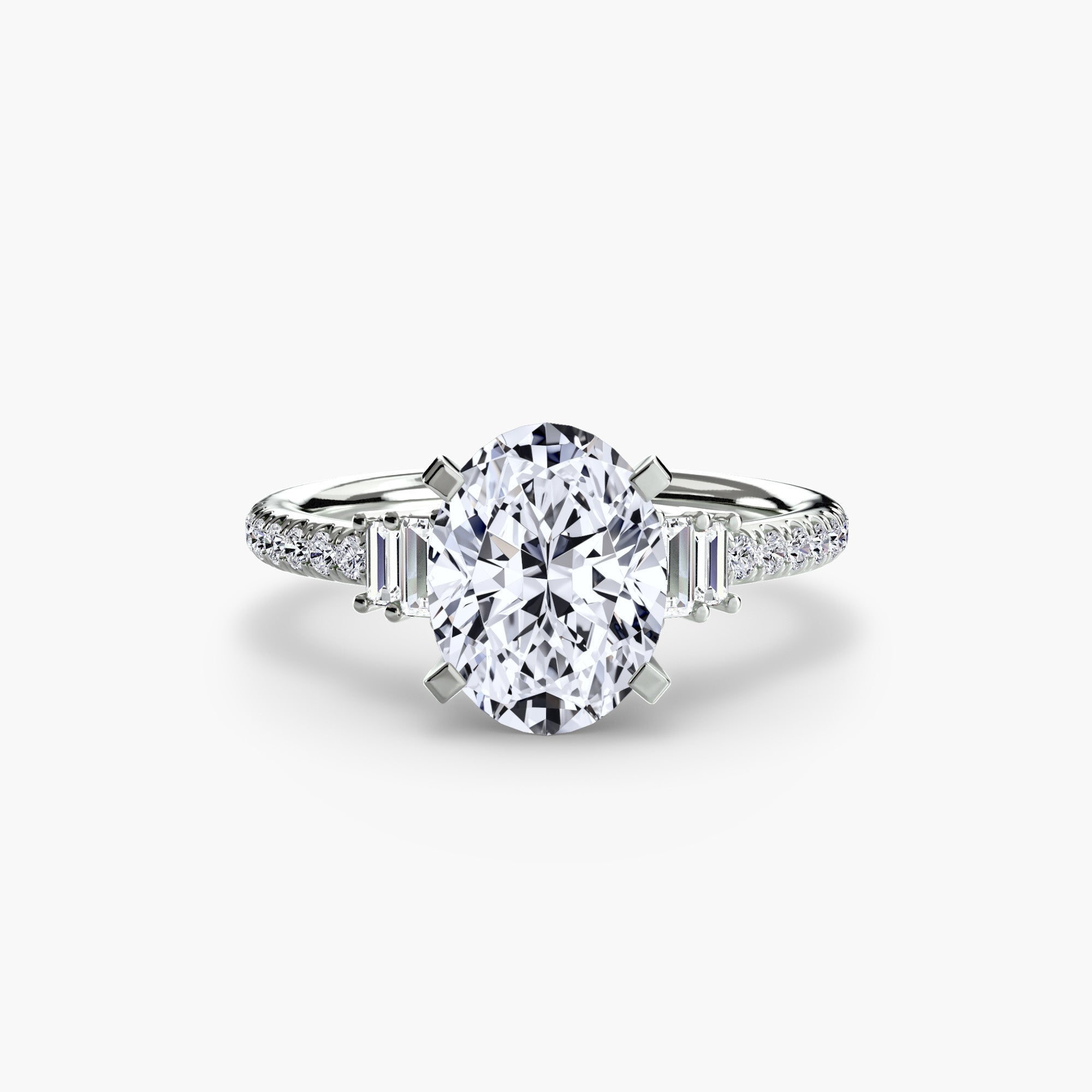 Solitaire with Pavé 4 ALZA