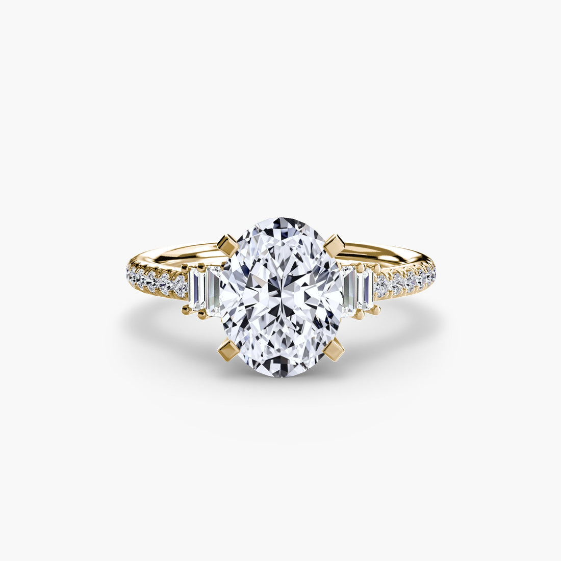 Solitaire with Pavé 4 ALZA
