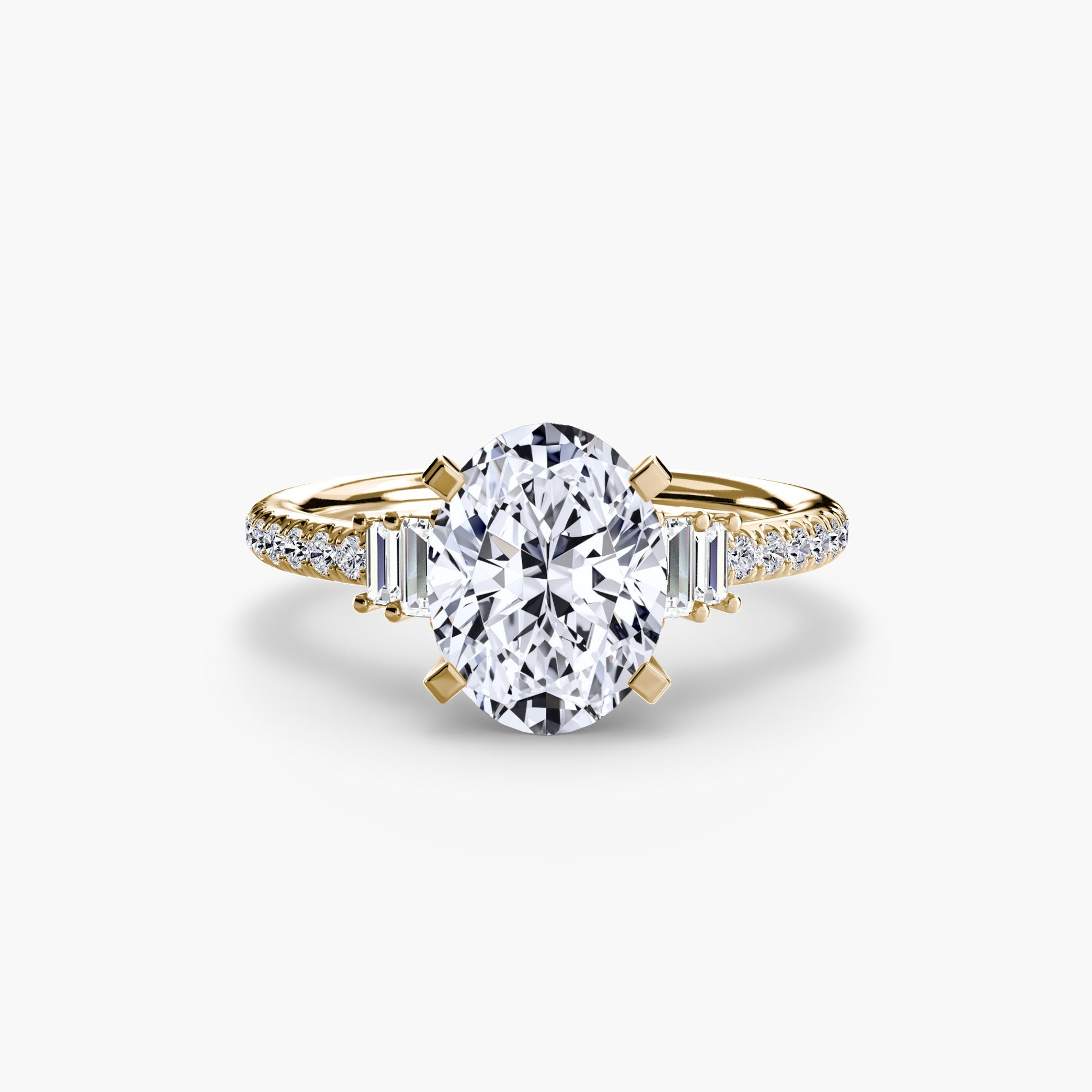 Solitaire with Pavé 4 ALZA