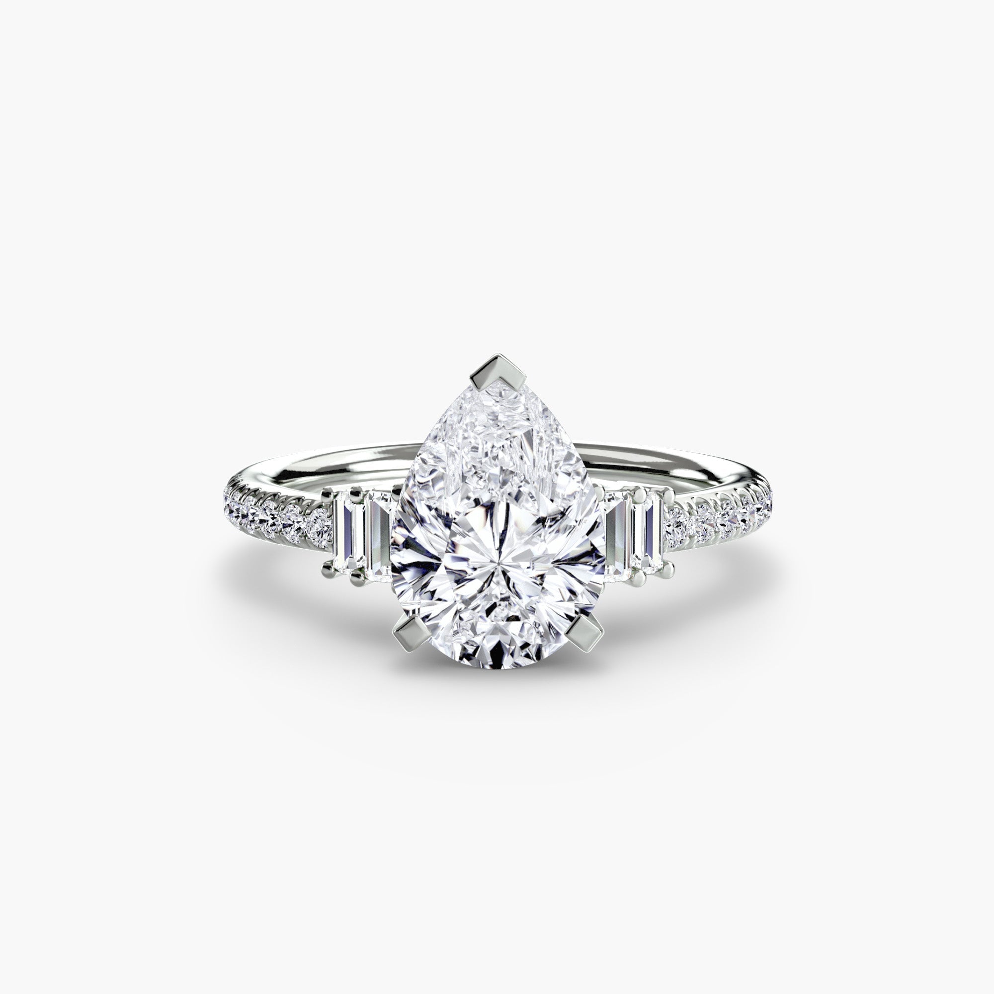 Solitaire with Pavé 4 ALZA