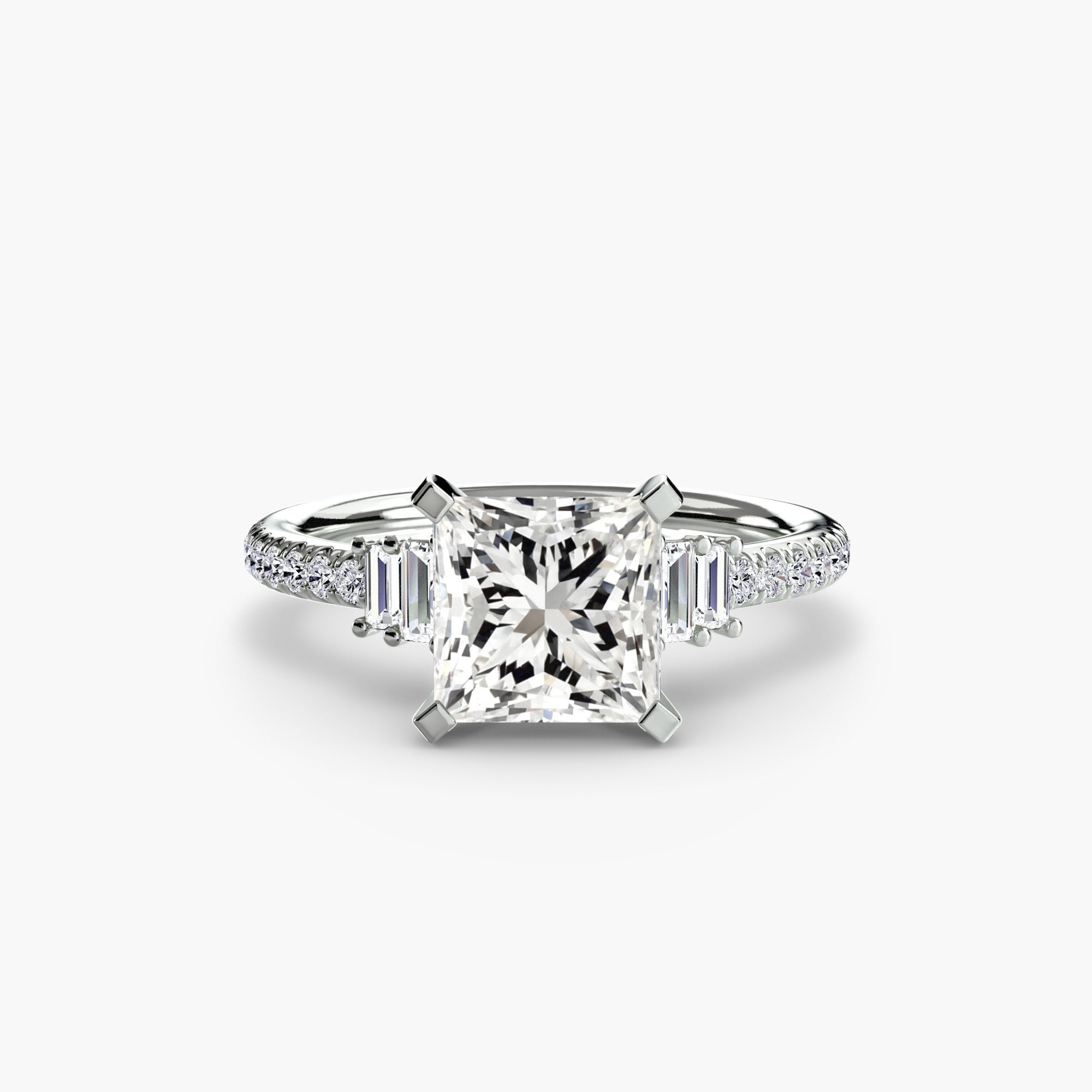 Solitaire with Pavé 4 ALZA