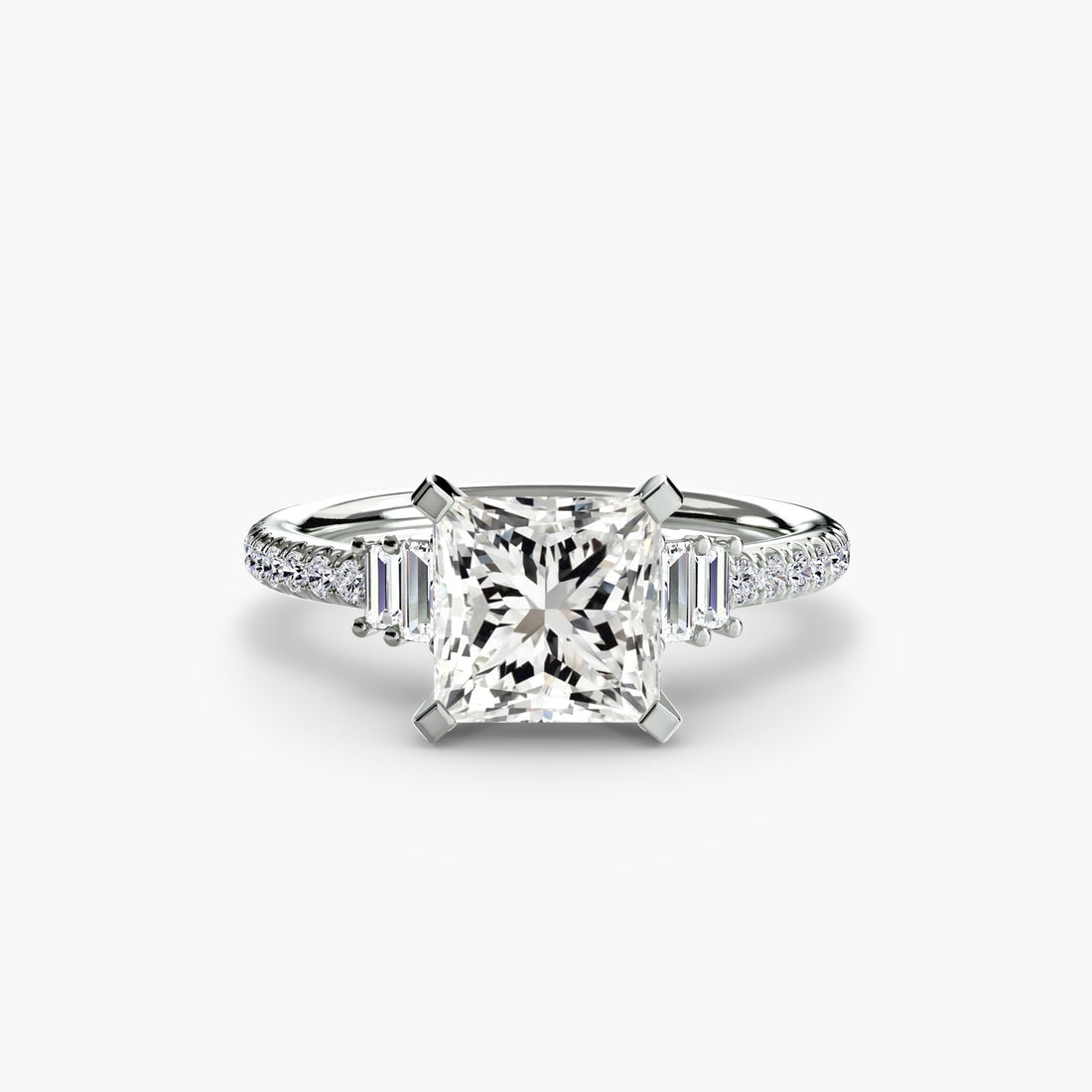 Solitaire with Pavé 4 ALZA