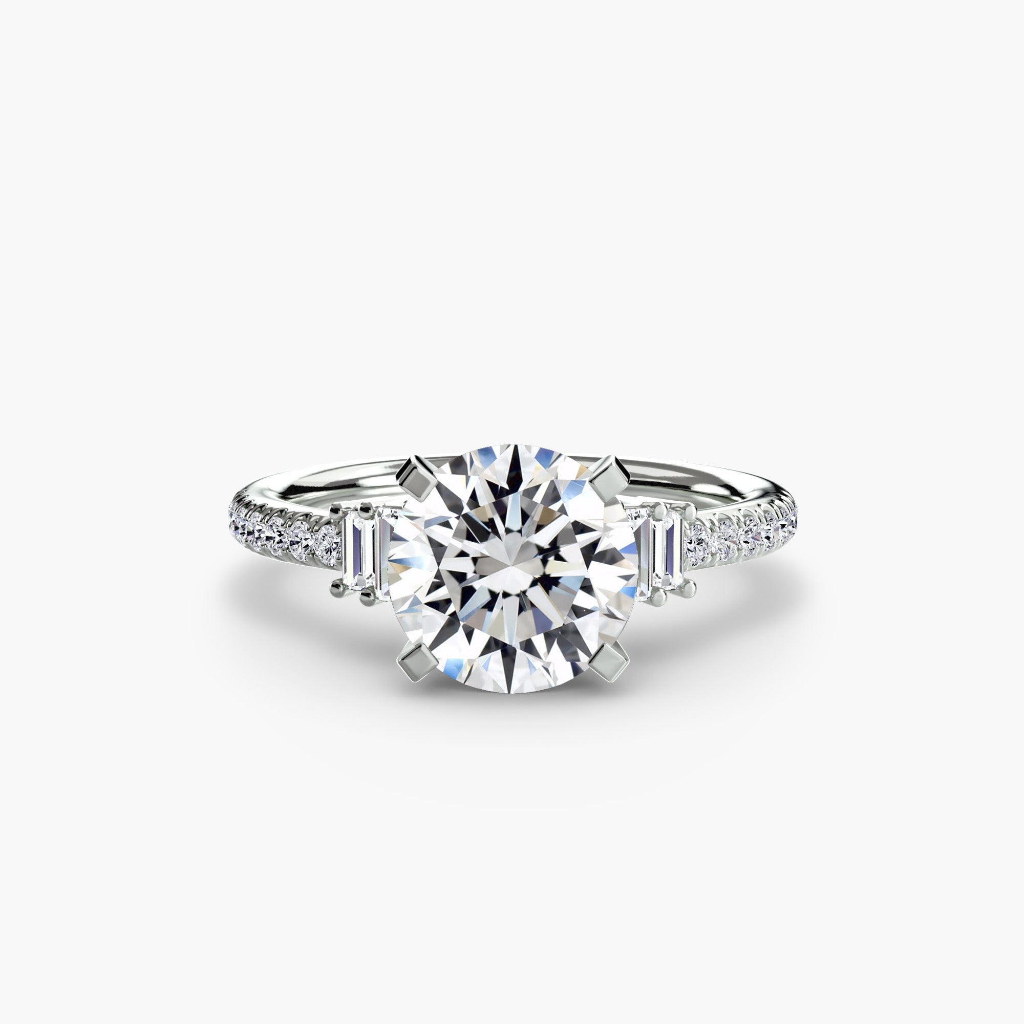 Solitaire with Pavé 4 ALZA