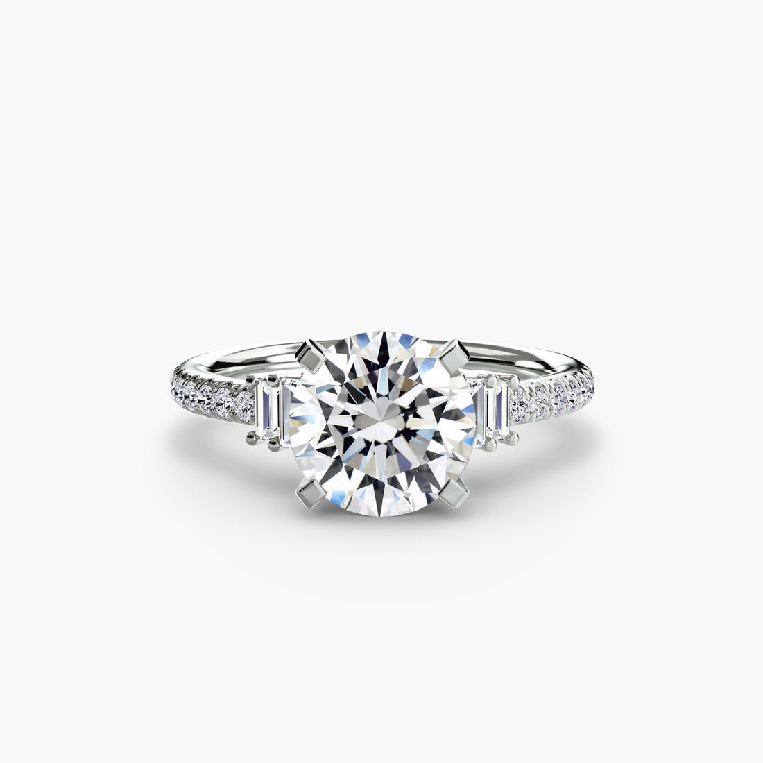 Solitaire with Pavé 4 ALZA