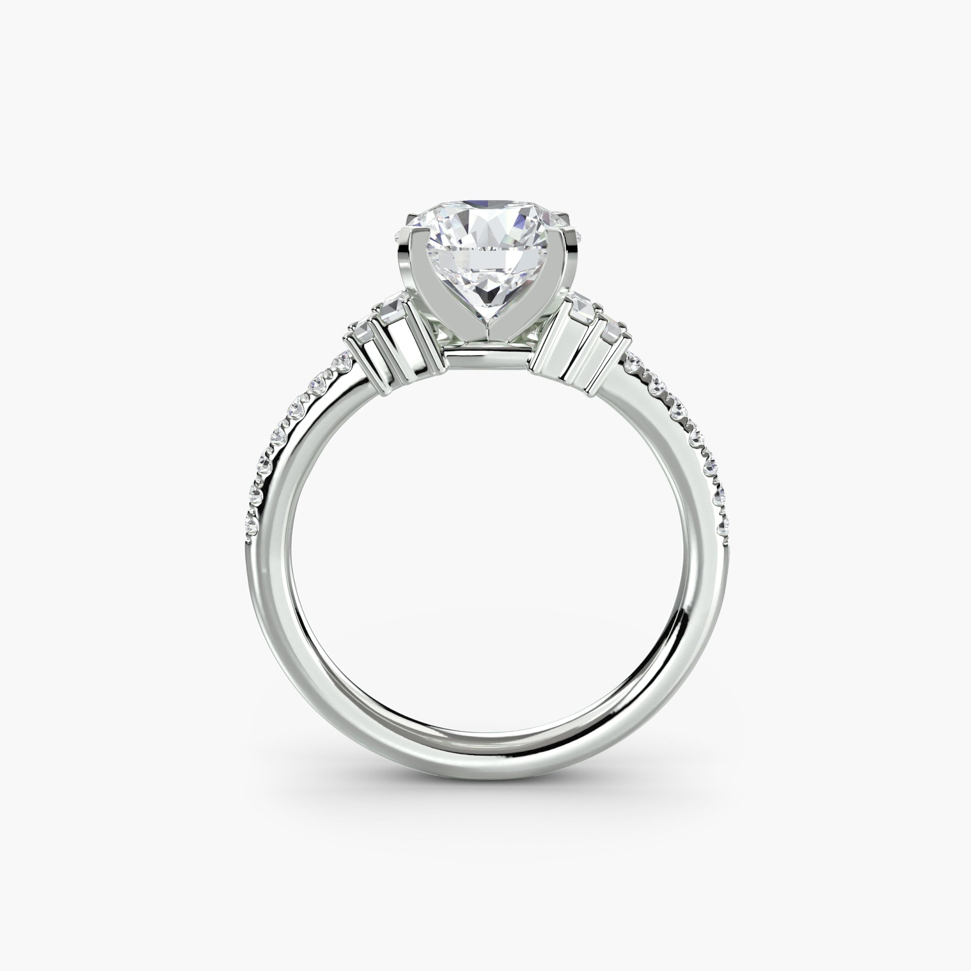 Solitaire with Pavé 4 ALZA