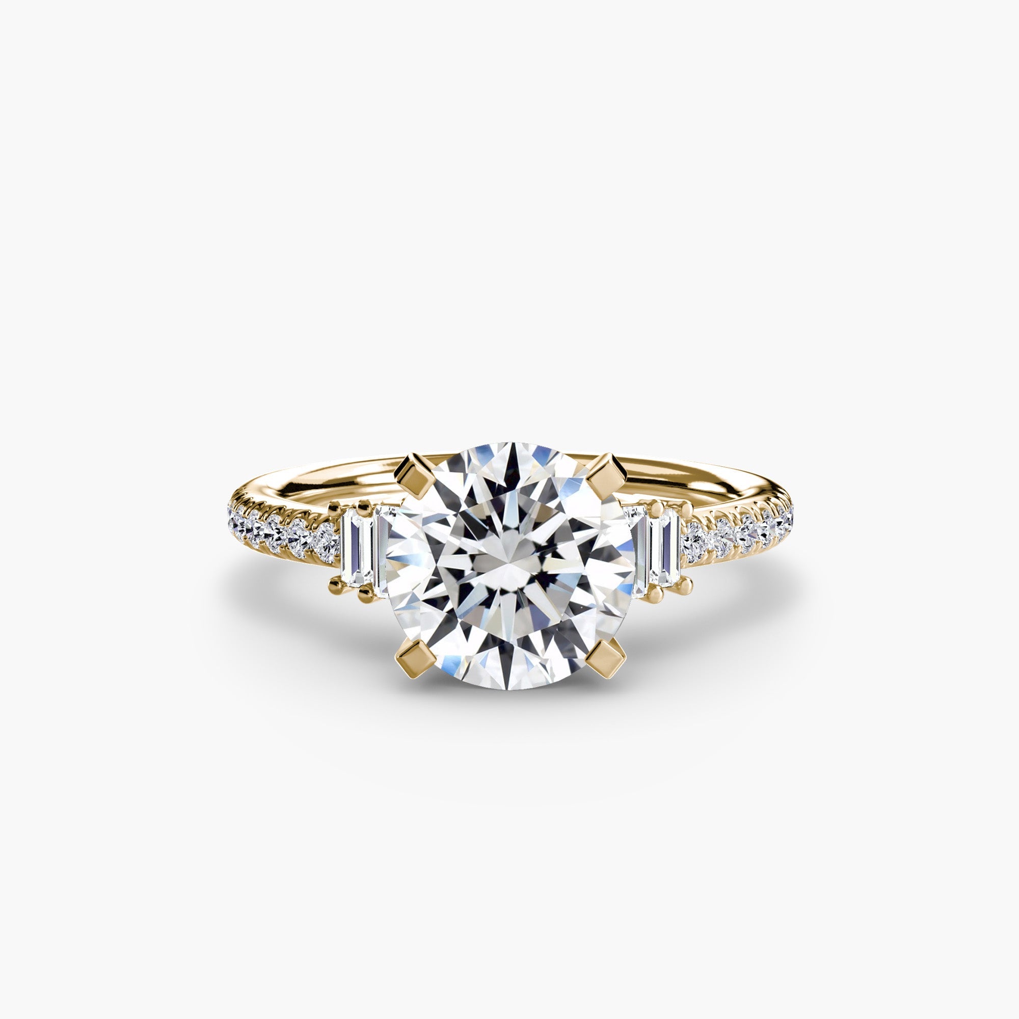 Solitaire with Pavé 4 ALZA