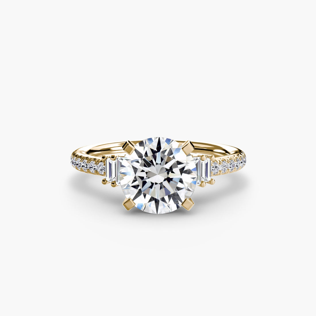 Solitaire with Pavé 4 ALZA
