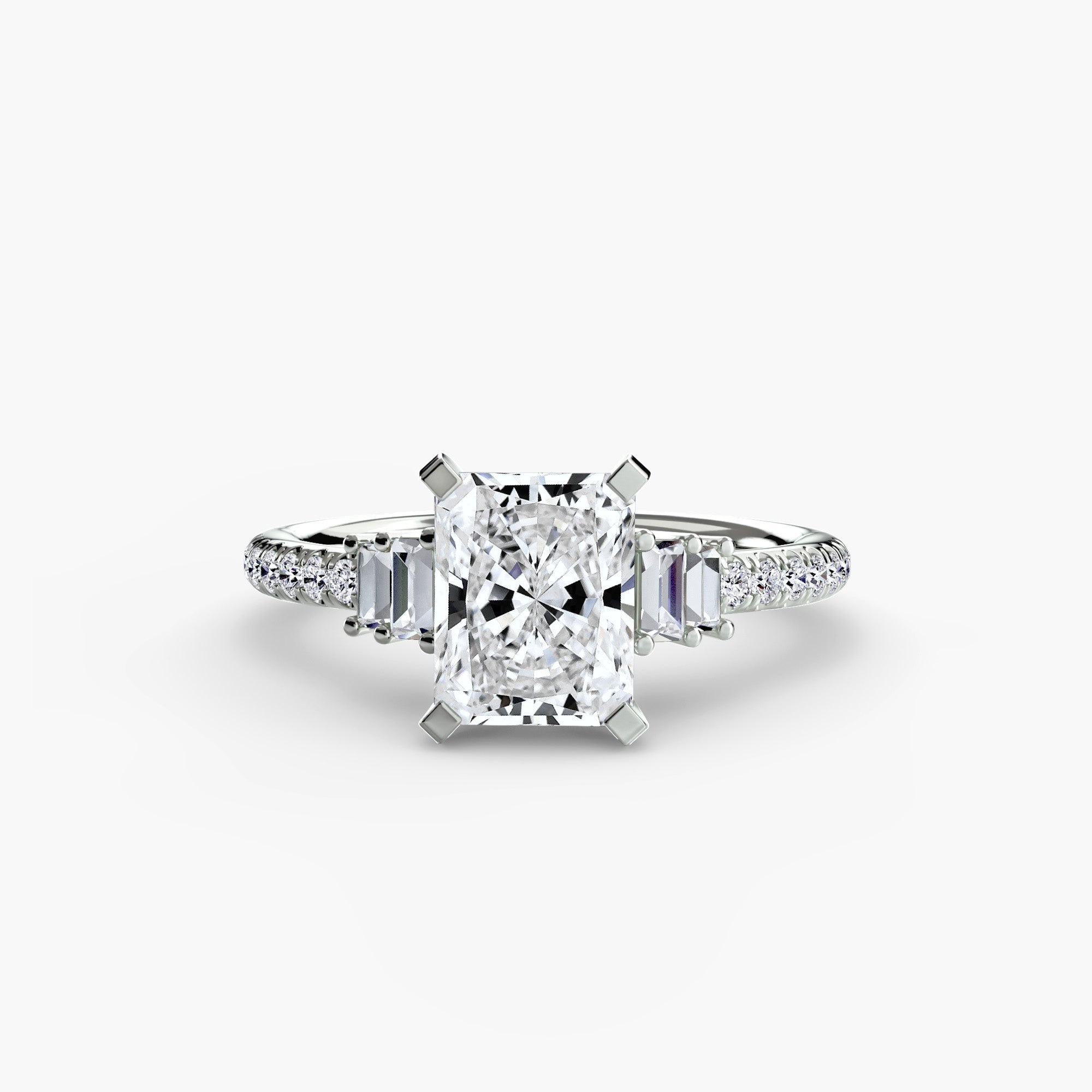 Solitaire with Pavé 4 ALZA