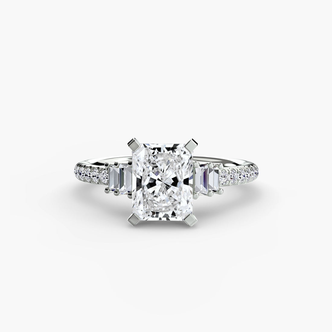 Solitaire with Pavé 4 ALZA