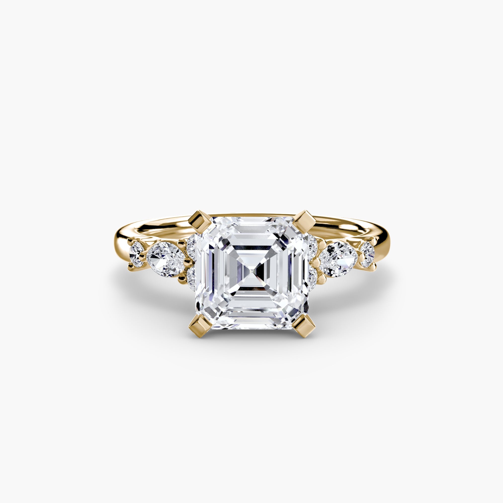 The Floral Accent Solitaire ALZA